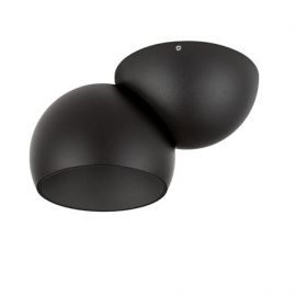 Spoturi tavan fals - Spot LED aplicat aluminiu LUSA negru