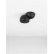 Spoturi tavan fals - Spot LED aplicat aluminiu LUSA negru