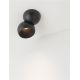 Spoturi tavan fals - Spot LED aplicat aluminiu LUSA negru