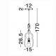 Pendule, Lustre suspendate - Pendul minimalist din ceramica THEROS