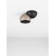 Spoturi tavan fals - Spot LED aplicat aluminiu LUSA negru/champagne