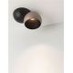Spoturi tavan fals - Spot LED aplicat aluminiu LUSA negru/champagne