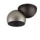 Spot LED aplicat aluminiu LUSA negru/nickel