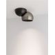Spoturi tavan fals - Spot LED aplicat aluminiu LUSA negru/nickel