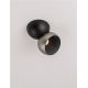 Spoturi tavan fals - Spot LED aplicat aluminiu LUSA negru/nickel
