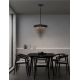 Candelabre, Lustre - Lustra LED suspendata design modern REVIA negru