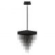 Lustra LED suspendata design modern REVIA negru
