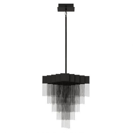 Candelabre, Lustre - Lustra LED suspendata design modern REVIA negru