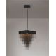 Candelabre, Lustre - Lustra LED suspendata design modern REVIA negru