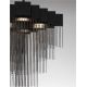 Candelabre, Lustre - Lustra LED suspendata design modern REVIA negru