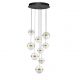 Lustra cu 9 Pendule LED stil modern ALAZ