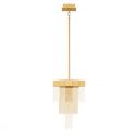 Lustra LED suspendata design modern REVIA aurie
