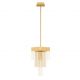 Pendule, Lustre suspendate - Lustra LED suspendata design modern REVIA aurie