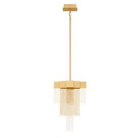 Pendule, Lustre suspendate - Lustra LED suspendata design modern REVIA aurie