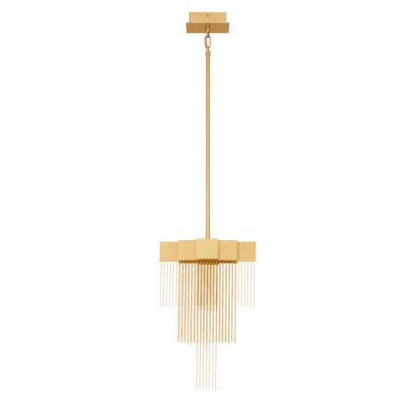 Pendule, Lustre suspendate - Lustra LED suspendata design modern REVIA aurie