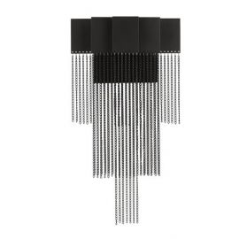 Aplice, corpuri de iluminat pentru pereti - Aplica LED design modern REVIA negru