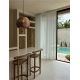 Pendule, Lustre suspendate - Pendul ratan design natural RIELO