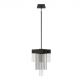 Lustra LED suspendata design modern REVIA negru