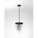 Pendule, Lustre suspendate - Lustra LED suspendata design modern REVIA negru