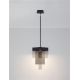 Pendule, Lustre suspendate - Lustra LED suspendata design modern REVIA negru