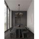 Candelabre, Lustre - Lustra LED suspendata design modern REVIA negru