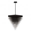 Lustra LED suspendata design modern REVIA negru