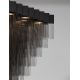 Candelabre, Lustre - Lustra LED suspendata design modern REVIA negru