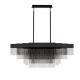 Candelabre, Lustre - Lustra LED suspendata design modern REVIA negru