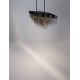 Candelabre, Lustre - Lustra LED suspendata design modern REVIA negru
