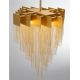 Pendule, Lustre suspendate - Lustra LED suspendata design modern REVIA aurie