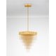 Pendule, Lustre suspendate - Lustra LED suspendata design modern REVIA aurie