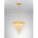 Pendule, Lustre suspendate - Lustra LED suspendata design modern REVIA aurie