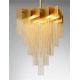 Pendule, Lustre suspendate - Lustra LED suspendata design modern REVIA aurie