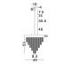 Pendule, Lustre suspendate - Lustra LED suspendata design modern REVIA aurie