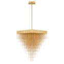 Lustra LED suspendata design modern REVIA aurie