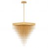 Lustra LED suspendata design modern REVIA aurie