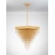 Candelabre, Lustre - Lustra LED suspendata design modern REVIA aurie
