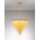 Candelabre, Lustre - Lustra LED suspendata design modern REVIA aurie