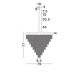 Candelabre, Lustre - Lustra LED suspendata design modern REVIA aurie