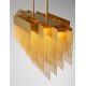 Candelabre, Lustre - Lustra LED suspendata design modern REVIA aurie