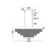 Candelabre, Lustre - Lustra LED suspendata design modern REVIA aurie
