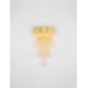 Aplice, corpuri de iluminat pentru pereti - Aplica LED design modern REVIA aurie