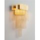 Aplice, corpuri de iluminat pentru pereti - Aplica LED design modern REVIA aurie