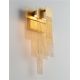 Aplice, corpuri de iluminat pentru pereti - Aplica LED design modern REVIA aurie