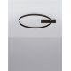 Aplice, corpuri de iluminat pentru pereti - Aplica circulara perete sau tavan LED CCT SEMPER 60cm