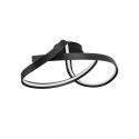 Lustra aplicata LED CCT OLIA aluminiu negru