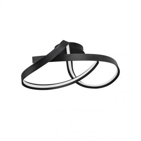 Lustre aplicate - Lustra aplicata LED CCT OLIA aluminiu negru