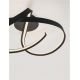 Lustre aplicate - Lustra aplicata LED CCT OLIA aluminiu negru