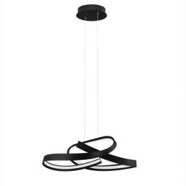 Pendule, Lustre suspendate - Lustra suspendata LED CCT OLIA aluminiu negru