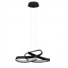 Lustra suspendata LED CCT OLIA aluminiu negru
